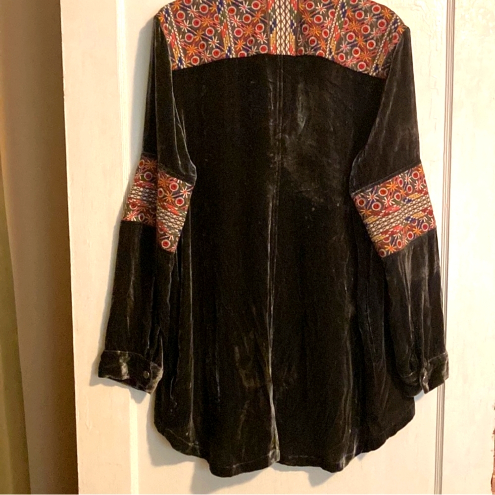 Johnny Was 4 Love & Liberty Anorak Velvet Jacket - Picture 3 of 7